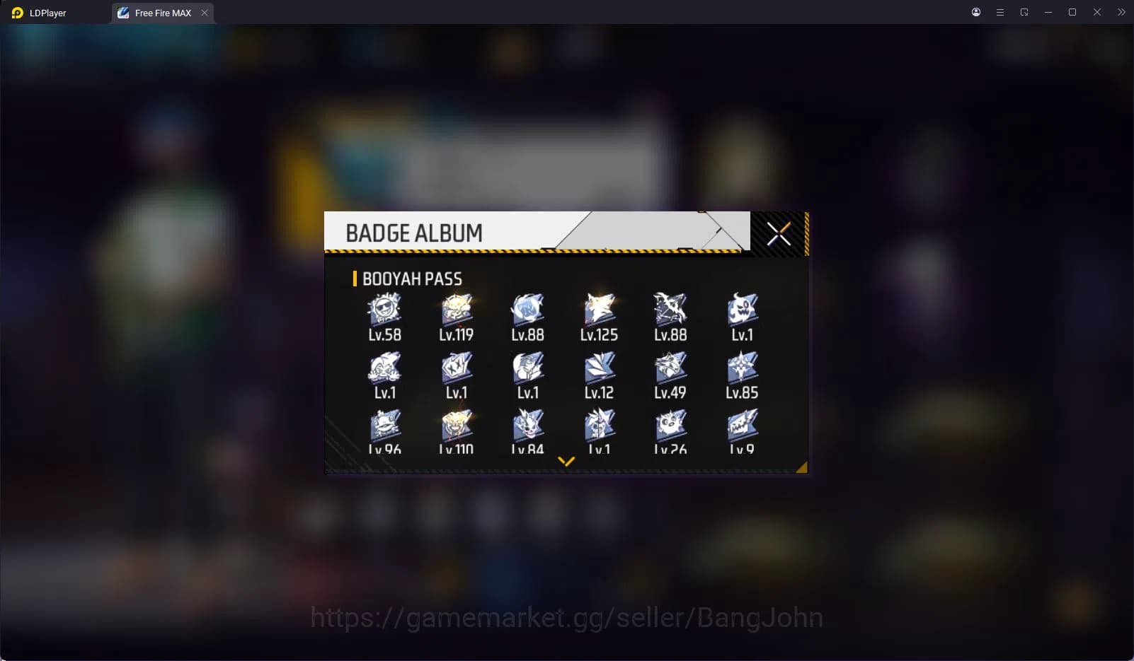 Free Fire Accounts INDONESIA | VAULT 88 | SG2 HIJAU | 2 SET BUNDLE JJ image 12