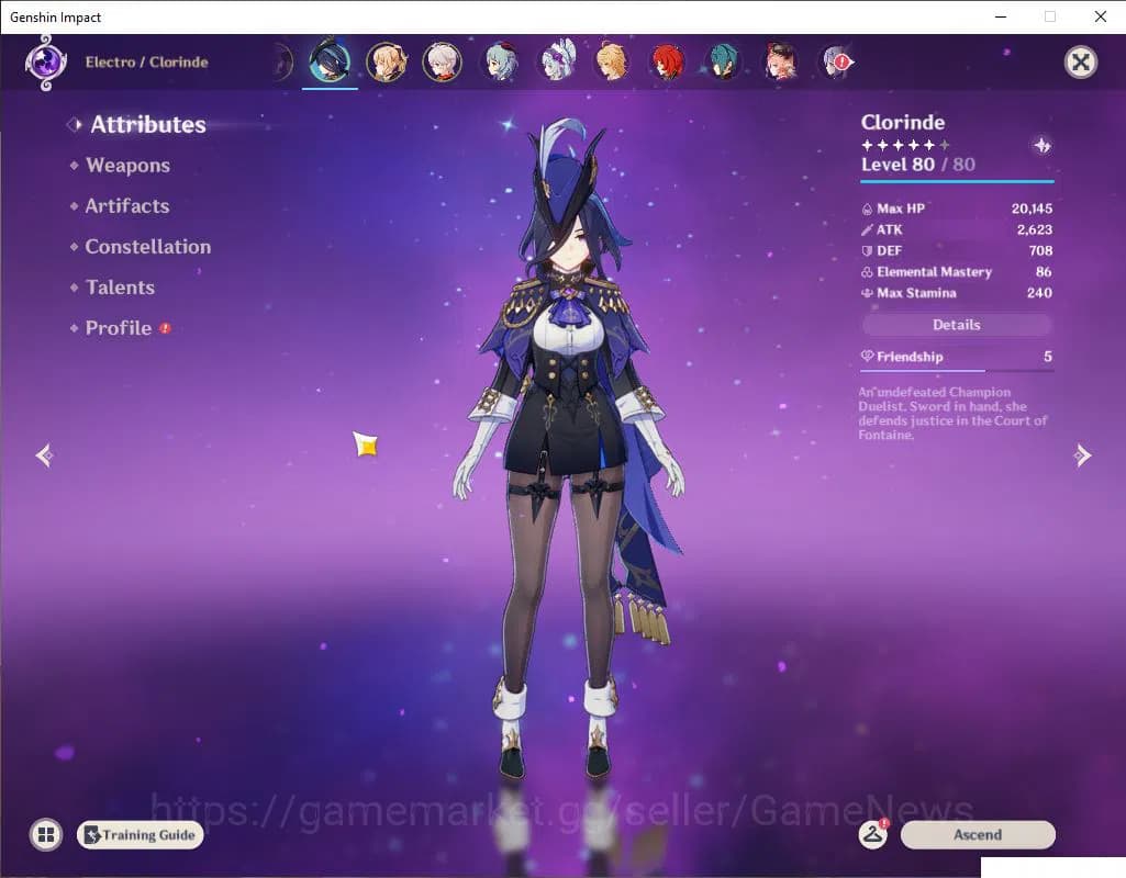 Genshin Impact Accounts ASIA|AR 50|4 Limited +1(*5Weapon)|KazuhaC1,Flins,C image 3