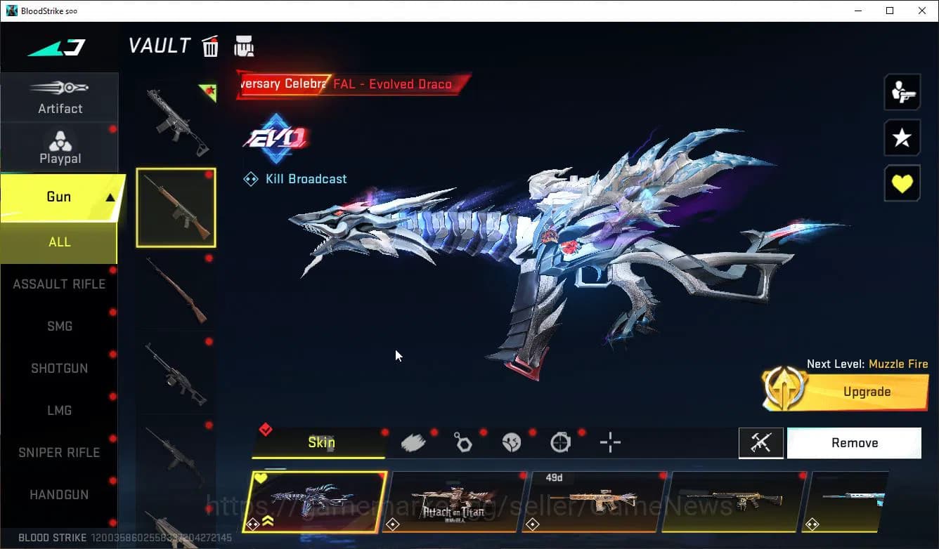 Blood Strike Accounts ASIA|EVO(FAL)+Colab AOT(Ultrahard Blade,KAG6,FAL), image 10