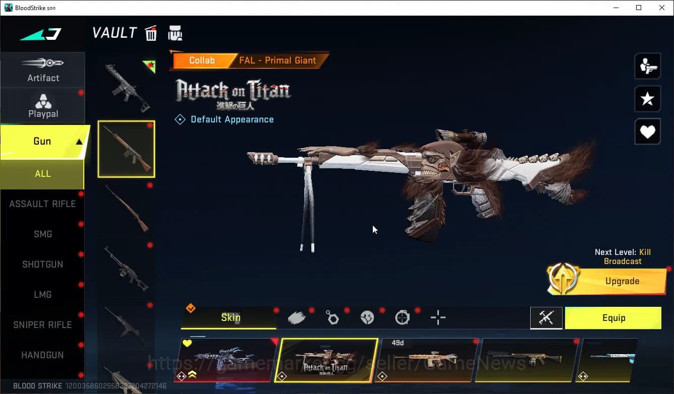 Blood Strike Accounts ASIA|EVO(FAL)+Colab AOT(Ultrahard Blade,KAG6,FAL), image 11