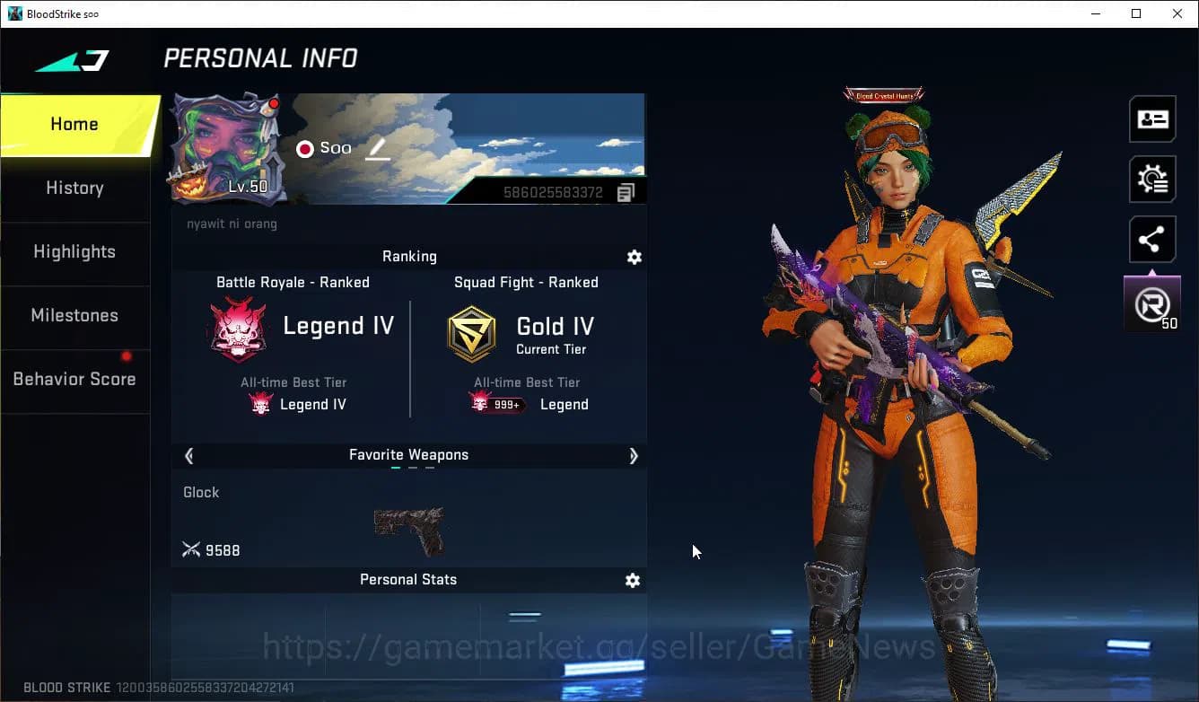 Blood Strike Accounts ASIA|EVO(FAL)+Colab AOT(Ultrahard Blade,KAG6,FAL), image 2