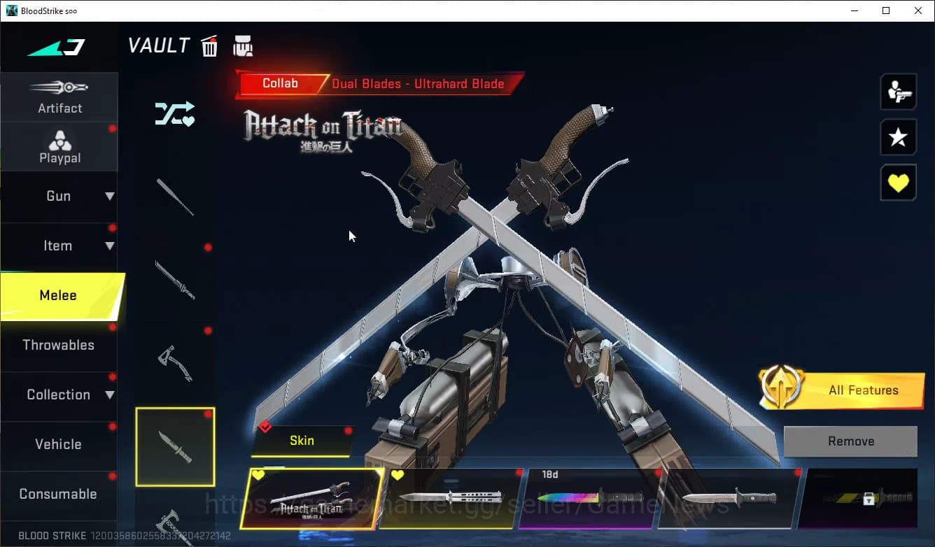 Blood Strike Accounts ASIA|EVO(FAL)+Colab AOT(Ultrahard Blade,KAG6,FAL), image 5
