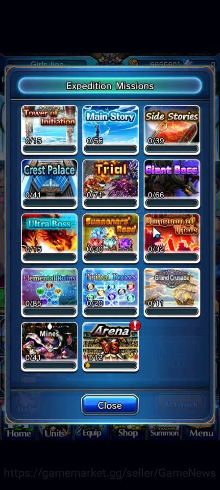 Grand Summoners Accounts Global|Rank 21|Starter|31 RGB|12 Ascend|MomoTW,Mik image 10