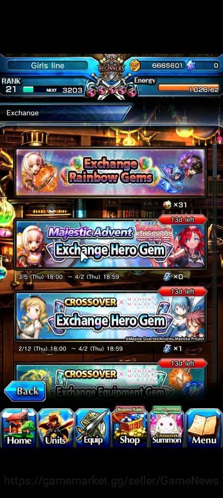 Grand Summoners Accounts Global|Rank 21|Starter|31 RGB|12 Ascend|MomoTW,Mik image 11