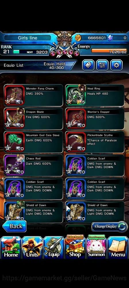 Grand Summoners Accounts Global|Rank 21|Starter|31 RGB|12 Ascend|MomoTW,Mik image 6