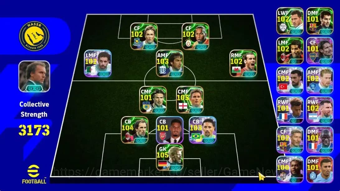 eFootball Accounts Android|Big Time Frank Lampard,Oliver Kahn,Franco image 1