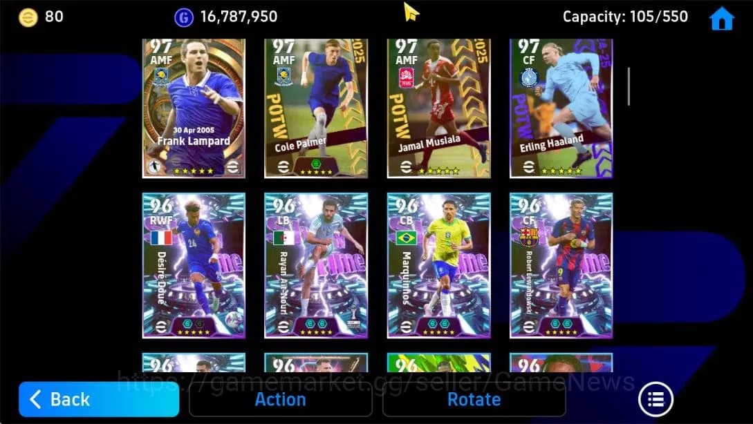eFootball Accounts Android|Big Time Frank Lampard,Oliver Kahn,Franco image 16