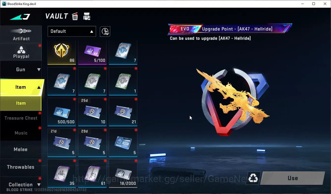 Blood Strike Accounts ASIA| 5 ULTRA [Katya-Flux,M4A1,P90-FangPumpkin,AR9 image 13