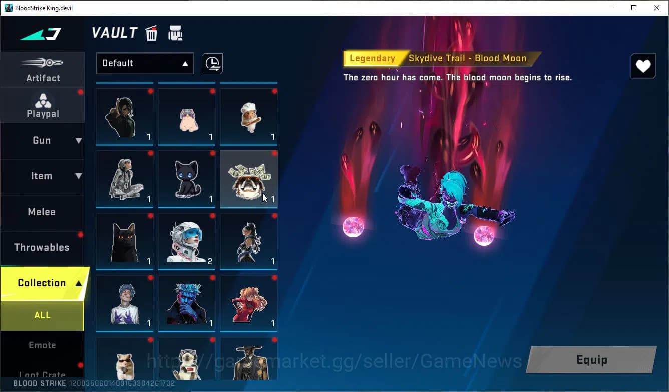 Blood Strike Accounts ASIA| 5 ULTRA [Katya-Flux,M4A1,P90-FangPumpkin,AR9 image 15