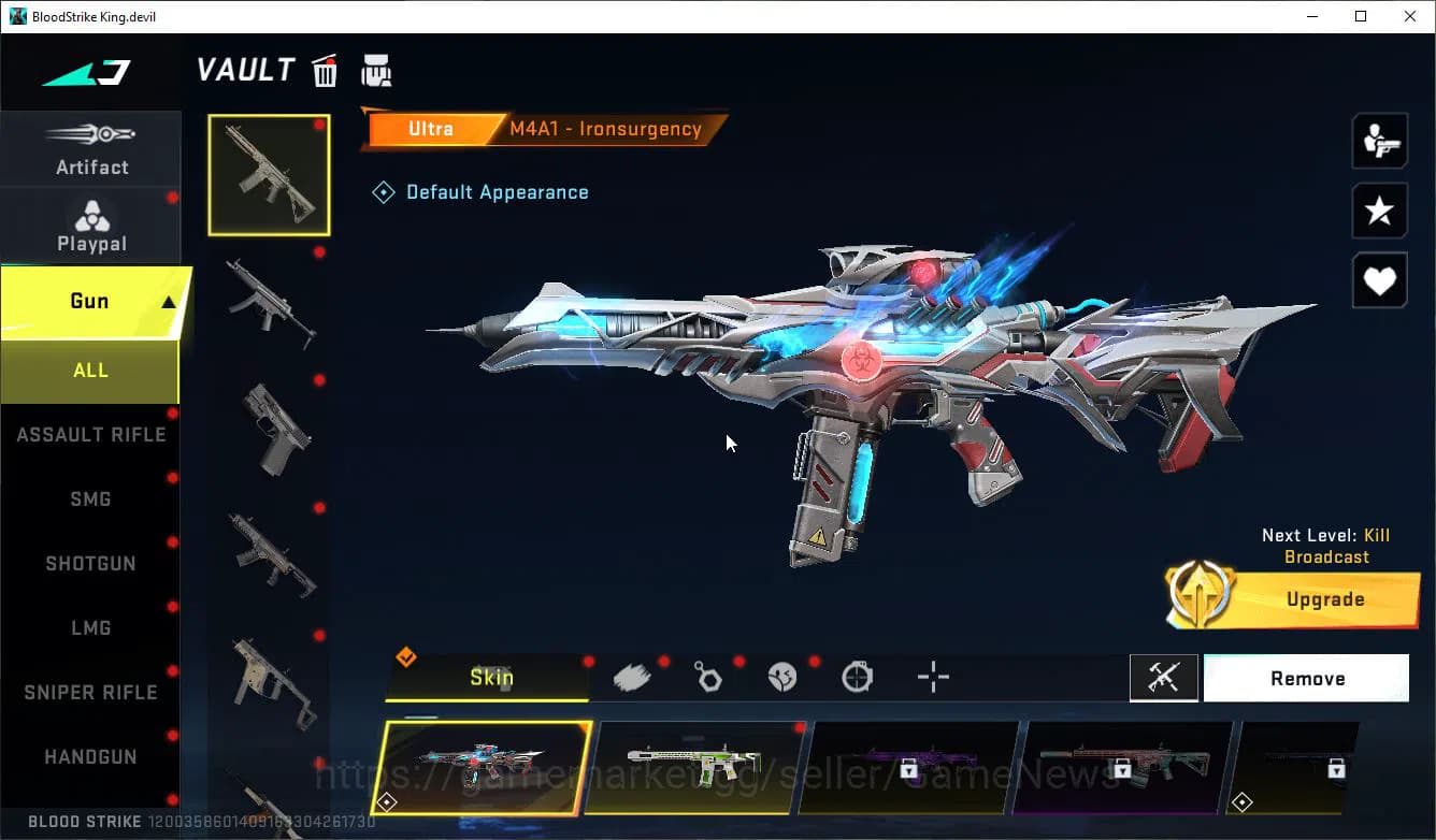 Blood Strike Accounts ASIA| 5 ULTRA [Katya-Flux,M4A1,P90-FangPumpkin,AR9 image 7