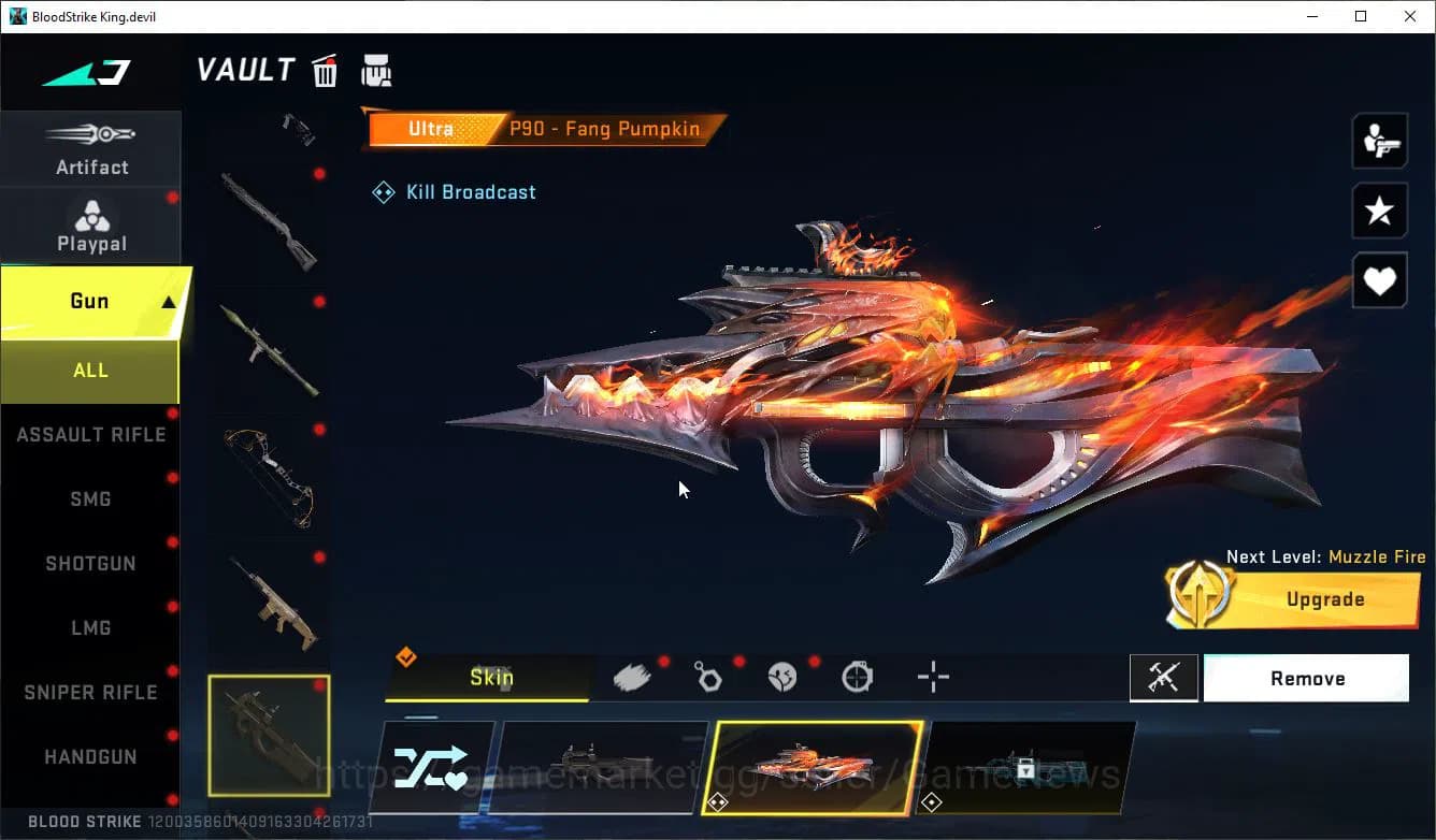 Blood Strike Accounts ASIA| 5 ULTRA [Katya-Flux,M4A1,P90-FangPumpkin,AR9 image 8