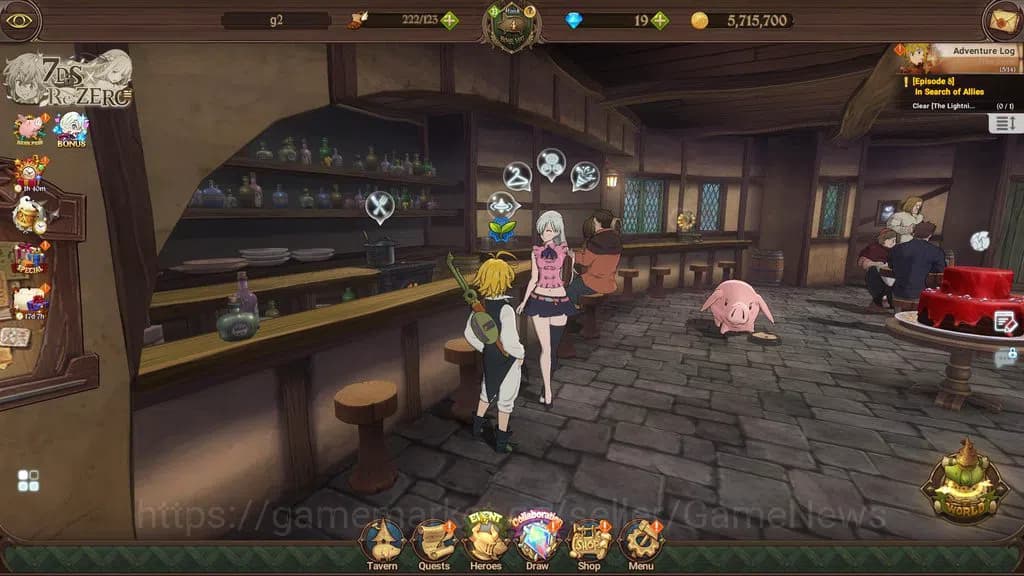 The Seven Deadly Sins: Grand Cross Accounts Global|395K CC|Chapter1|2 UR|DKM 1/6,Thor1/6,Lucio image 1