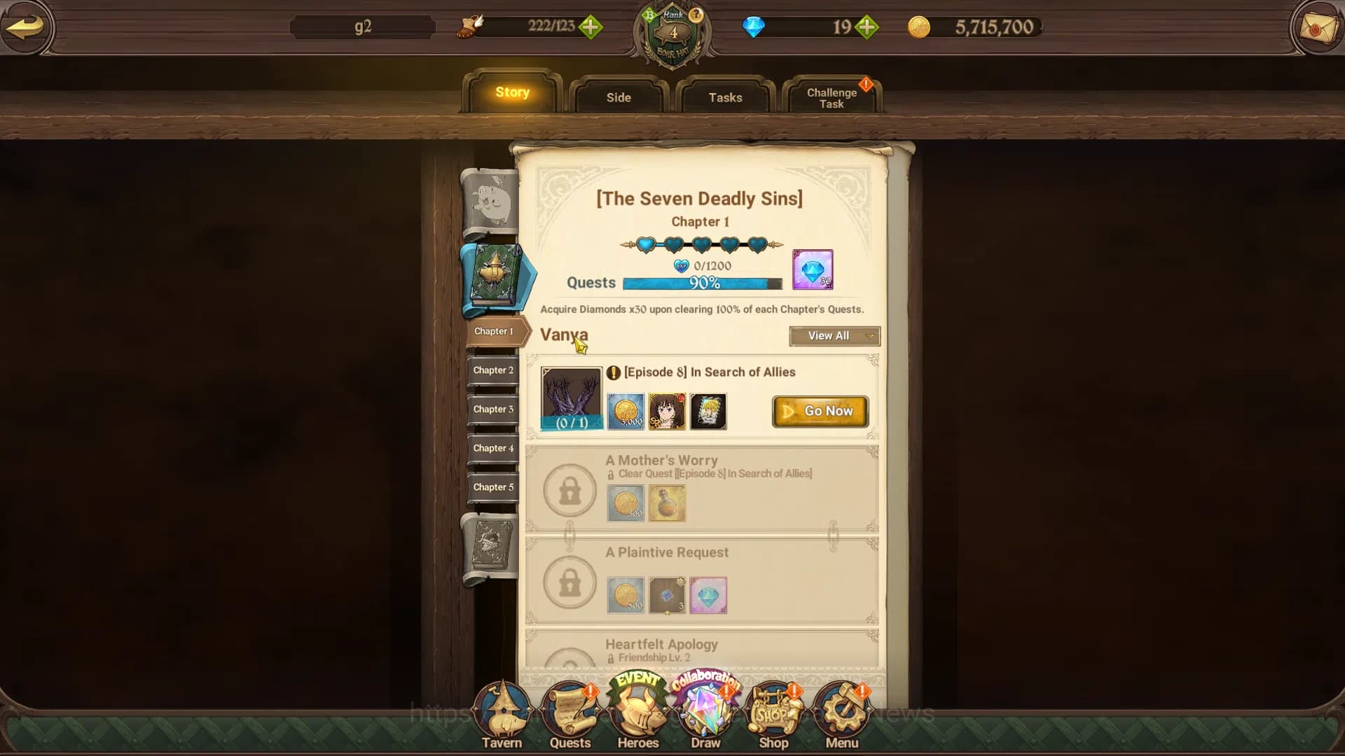 The Seven Deadly Sins: Grand Cross Accounts Global|395K CC|Chapter1|2 UR|DKM 1/6,Thor1/6,Lucio image 15