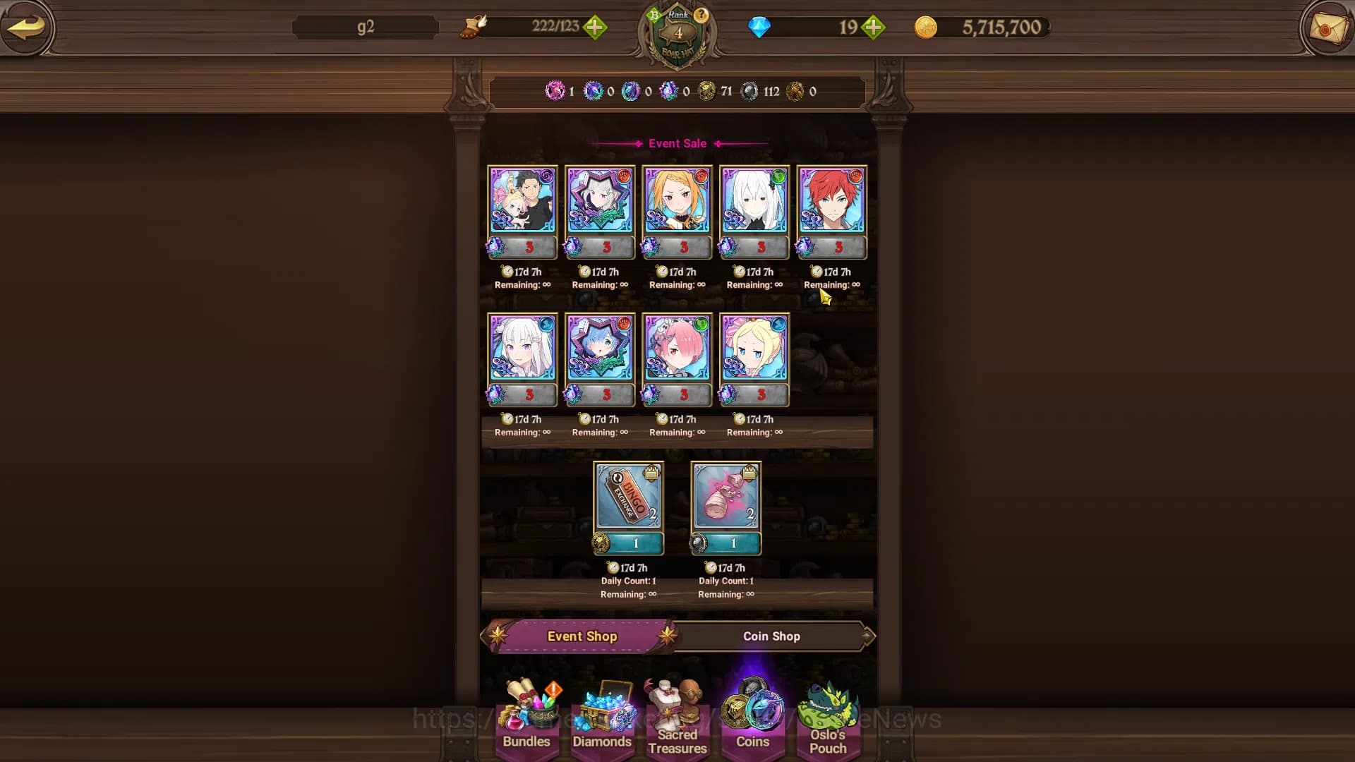 The Seven Deadly Sins: Grand Cross Accounts Global|395K CC|Chapter1|2 UR|DKM 1/6,Thor1/6,Lucio image 9