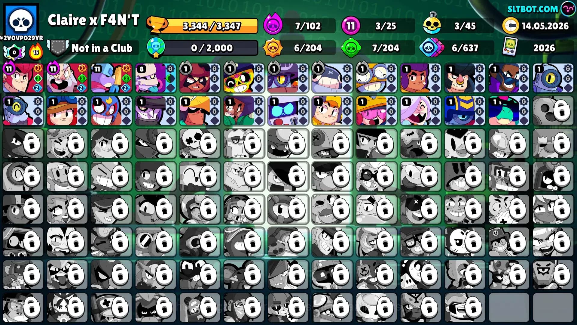 Brawl Stars Accounts 3344 Trophy|25 Brawlers 3 Max Lvl [Pierce,Dynamike image 1