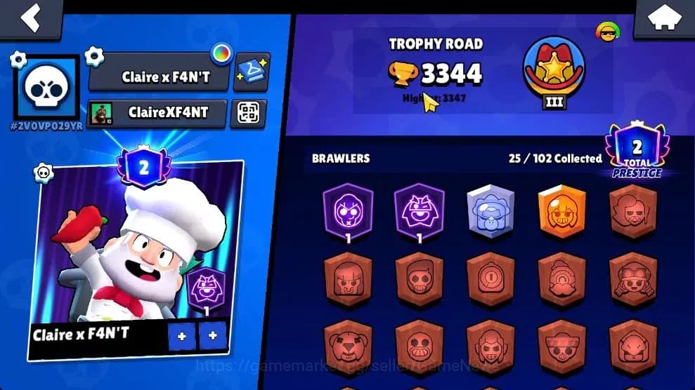 Brawl Stars Accounts 3344 Trophy|25 Brawlers 3 Max Lvl [Pierce,Dynamike image 14
