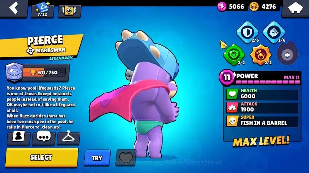 Brawl Stars Accounts 3344 Trophy|25 Brawlers 3 Max Lvl [Pierce,Dynamike image 20