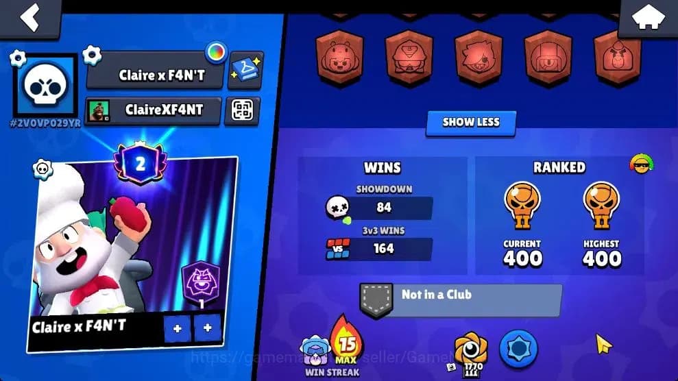 Brawl Stars Accounts 3344 Trophy|25 Brawlers 3 Max Lvl [Pierce,Dynamike image 4