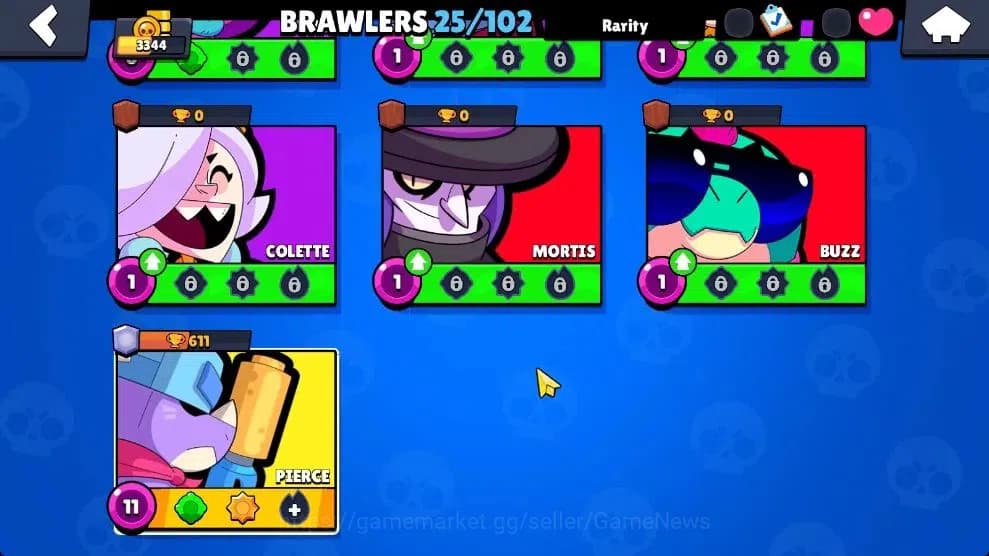Brawl Stars Accounts 3344 Trophy|25 Brawlers 3 Max Lvl [Pierce,Dynamike image 6
