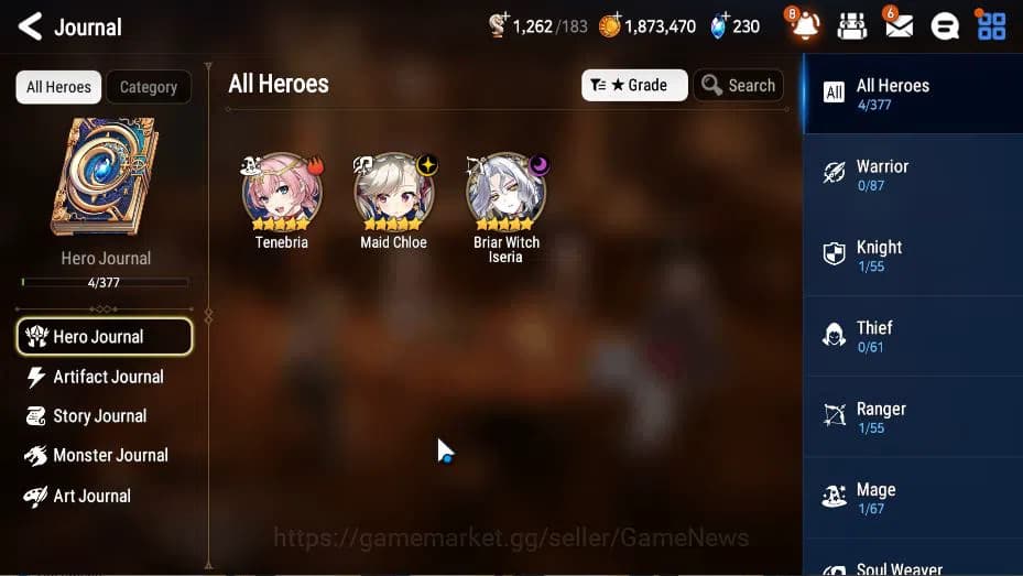 Epic Seven Accounts GLOBAL Unverif|New Era|ML (BW Iseria, Maid Chloe)+ image 12
