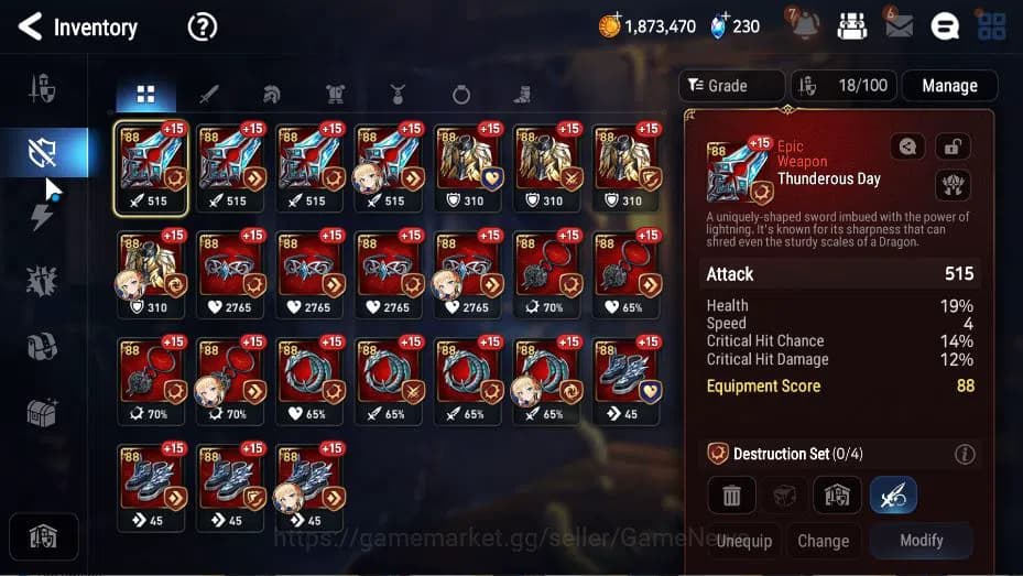 Epic Seven Accounts GLOBAL Unverif|New Era|ML (BW Iseria, Maid Chloe)+ image 5