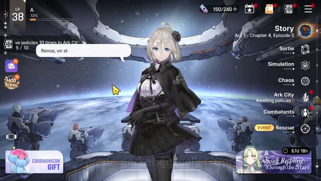 Chaos Zero Nightmare Accounts GLOBAL Lv38|4 SSR[HeidemarieM1,VeronicaM1,Rita,Har image 1