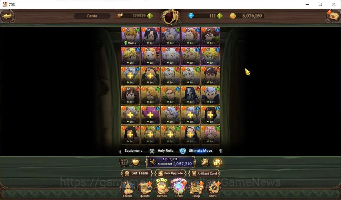 The Seven Deadly Sins: Grand Cross Accounts Global |1M CC|Chapter 4+111 Dm|2 LR+3 UR+Collab Re image 12