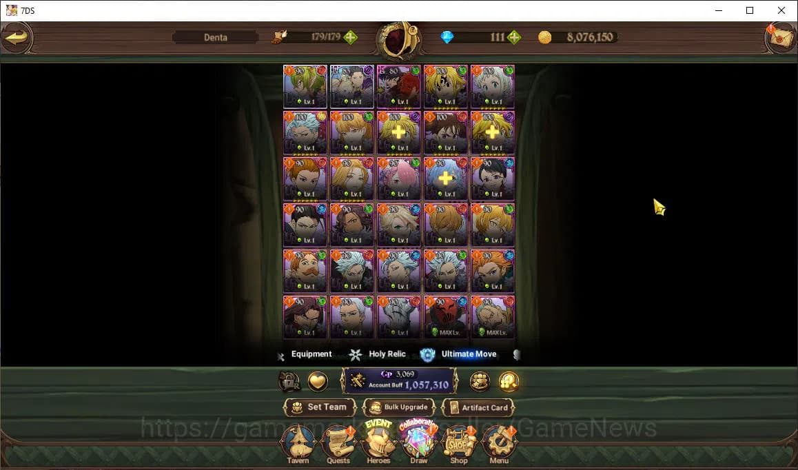 The Seven Deadly Sins: Grand Cross Accounts Global |1M CC|Chapter 4+111 Dm|2 LR+3 UR+Collab Re image 13