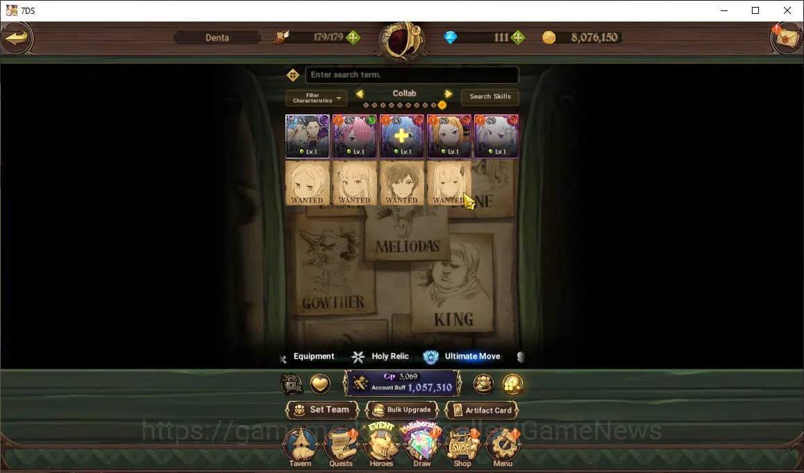 The Seven Deadly Sins: Grand Cross Accounts Global |1M CC|Chapter 4+111 Dm|2 LR+3 UR+Collab Re image 14