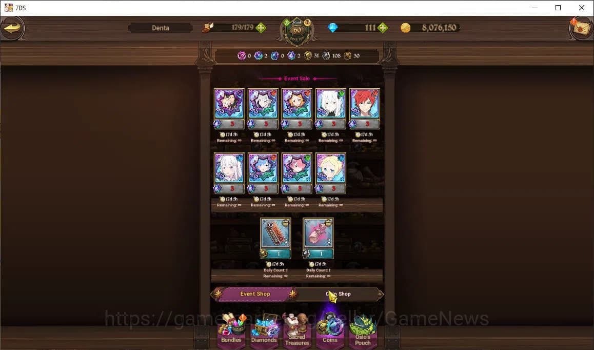 The Seven Deadly Sins: Grand Cross Accounts Global |1M CC|Chapter 4+111 Dm|2 LR+3 UR+Collab Re image 8