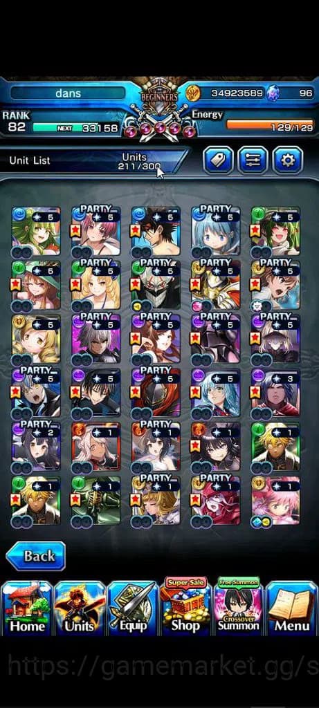 Grand Summoners Accounts Global|Rank 82|1 sp art+30 Ascend+16 TW|[Sayaka,Ok image 1