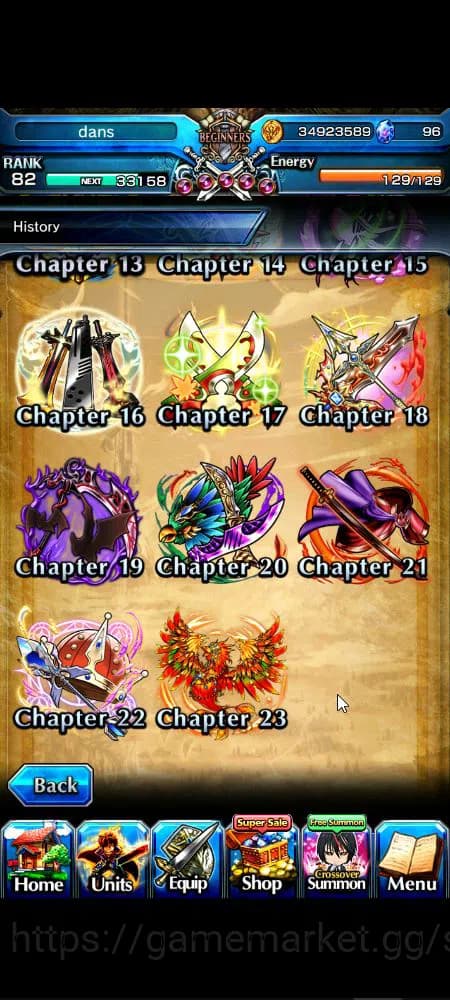 Grand Summoners Accounts Global|Rank 82|1 sp art+30 Ascend+16 TW|[Sayaka,Ok image 14