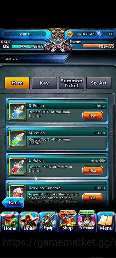 Grand Summoners Accounts Global|Rank 82|1 sp art+30 Ascend+16 TW|[Sayaka,Ok image 17