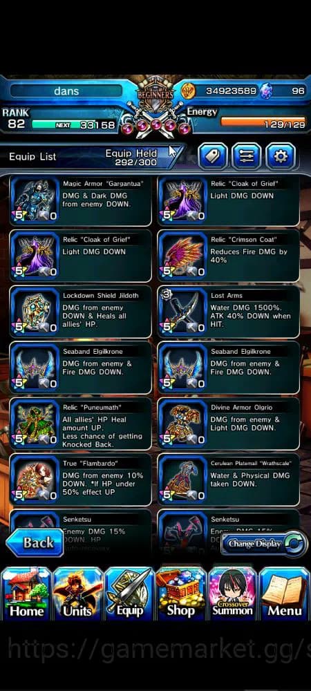 Grand Summoners Accounts Global|Rank 82|1 sp art+30 Ascend+16 TW|[Sayaka,Ok image 6