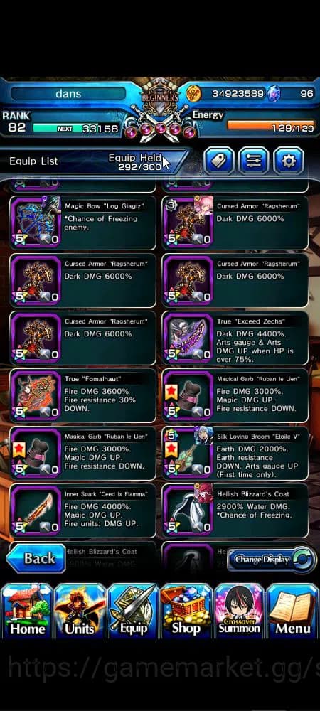 Grand Summoners Accounts Global|Rank 82|1 sp art+30 Ascend+16 TW|[Sayaka,Ok image 8