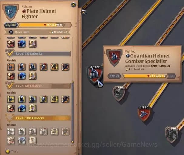 Albion Online Accounts ASIA| 2,35M Total Fame - 8,12M Silver |T8 Fiber Ga image 9
