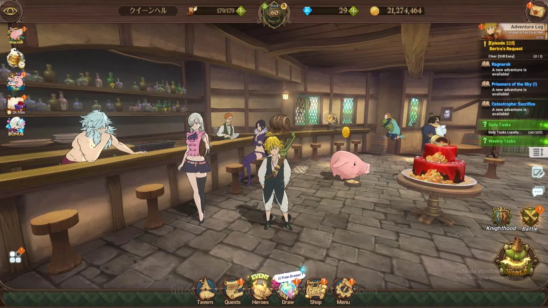 The Seven Deadly Sins: Grand Cross Accounts Global |2m CC |1LR+3UR+CollabReZero|S&B,Mersca2/6, image 1