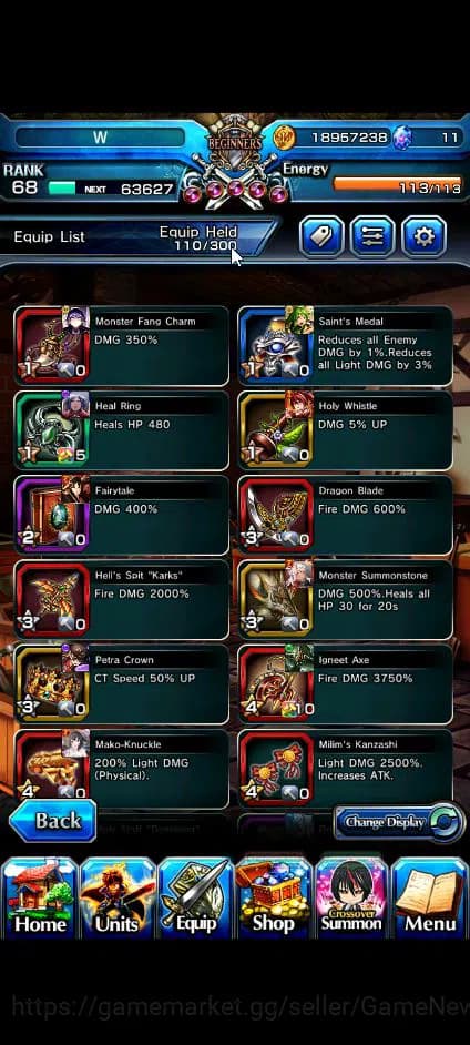 Grand Summoners Accounts Global|Rank 68|16 Ascend+8 TW|[Inumuta,Chloe,DL Ri image 10