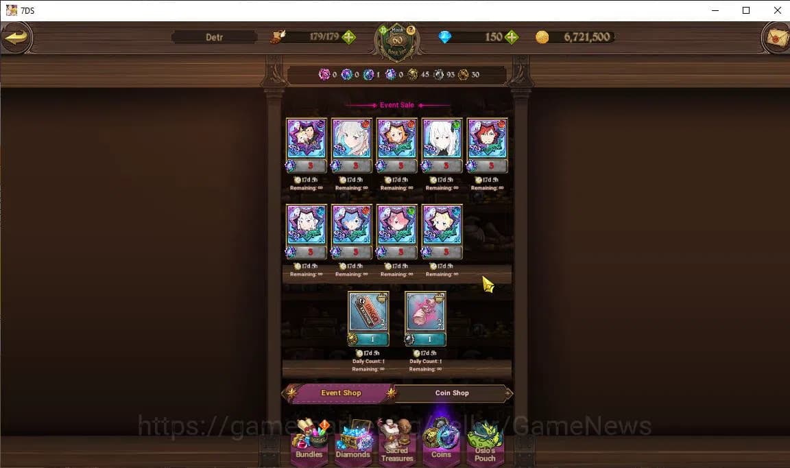 The Seven Deadly Sins: Grand Cross Accounts Global |1,1M CC|Chapter 4+150 Dm|2 LR+2 UR+Collab image 8