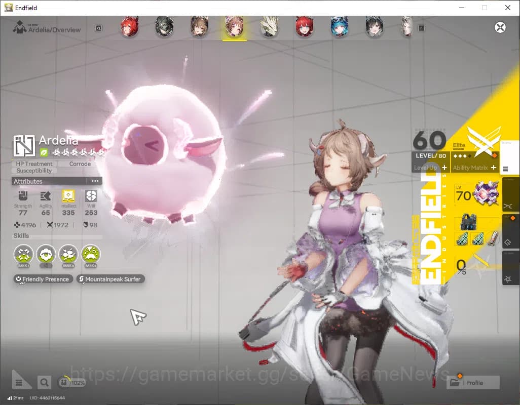 Arknights: Endfield Accounts ASIA|Lv57|SSR6(2Limit)+11(*6 Weapon)|Laevatain+sig image 18