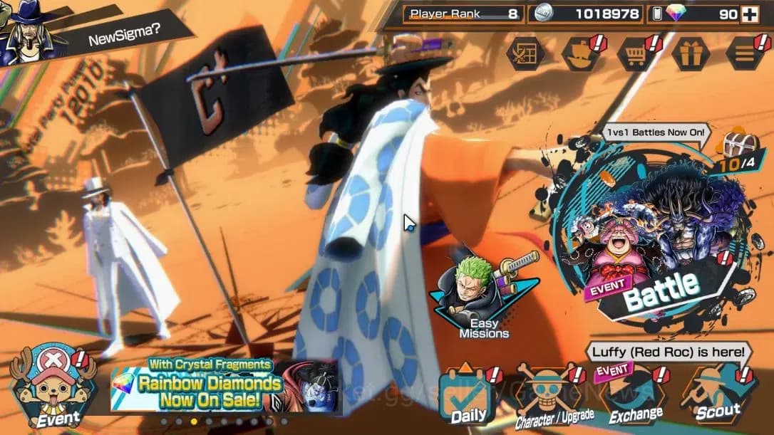 One Piece Bounty Rush Accounts Global|2EX|Daimyo of Kuri Kozuki Oden,Awakened For image 1
