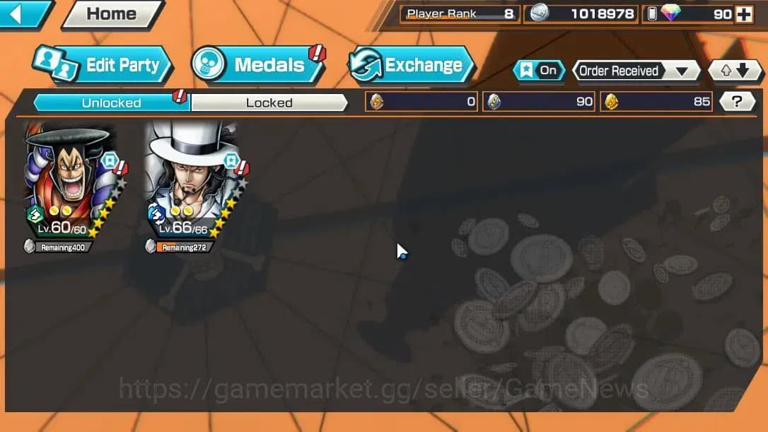 One Piece Bounty Rush Accounts Global|2EX|Daimyo of Kuri Kozuki Oden,Awakened For image 3