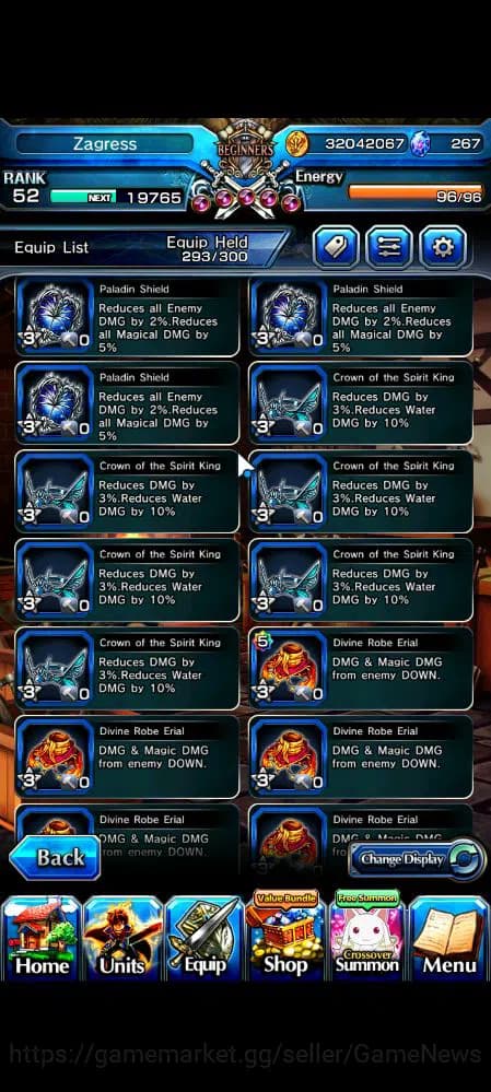 Grand Summoners Accounts Global|Rank 52|30 RGB|17 Ascend|OkarunTW,ToumaTW,S image 10