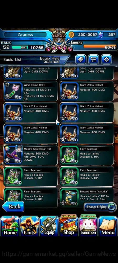 Grand Summoners Accounts Global|Rank 52|30 RGB|17 Ascend|OkarunTW,ToumaTW,S image 12