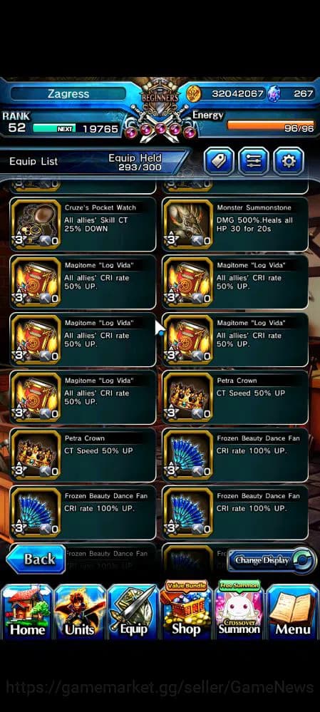 Grand Summoners Accounts Global|Rank 52|30 RGB|17 Ascend|OkarunTW,ToumaTW,S image 15