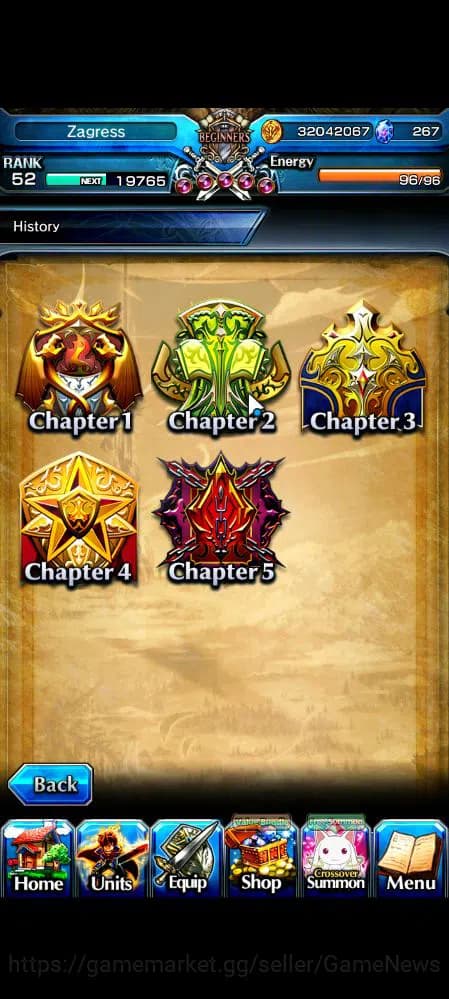 Grand Summoners Accounts Global|Rank 52|30 RGB|17 Ascend|OkarunTW,ToumaTW,S image 17