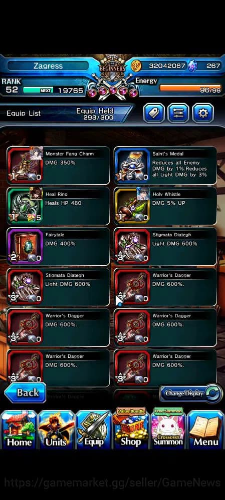 Grand Summoners Accounts Global|Rank 52|30 RGB|17 Ascend|OkarunTW,ToumaTW,S image 5