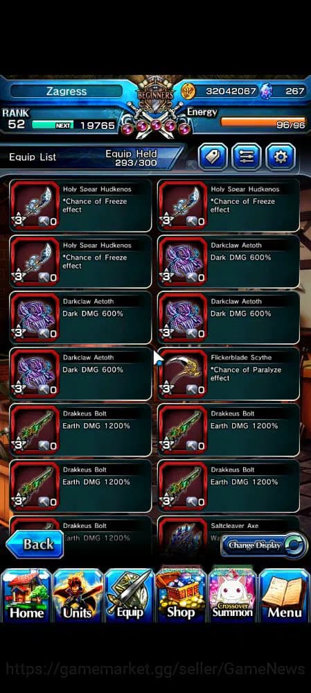 Grand Summoners Accounts Global|Rank 52|30 RGB|17 Ascend|OkarunTW,ToumaTW,S image 7