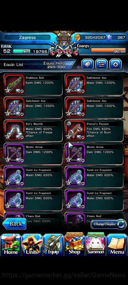 Grand Summoners Accounts Global|Rank 52|30 RGB|17 Ascend|OkarunTW,ToumaTW,S image 8