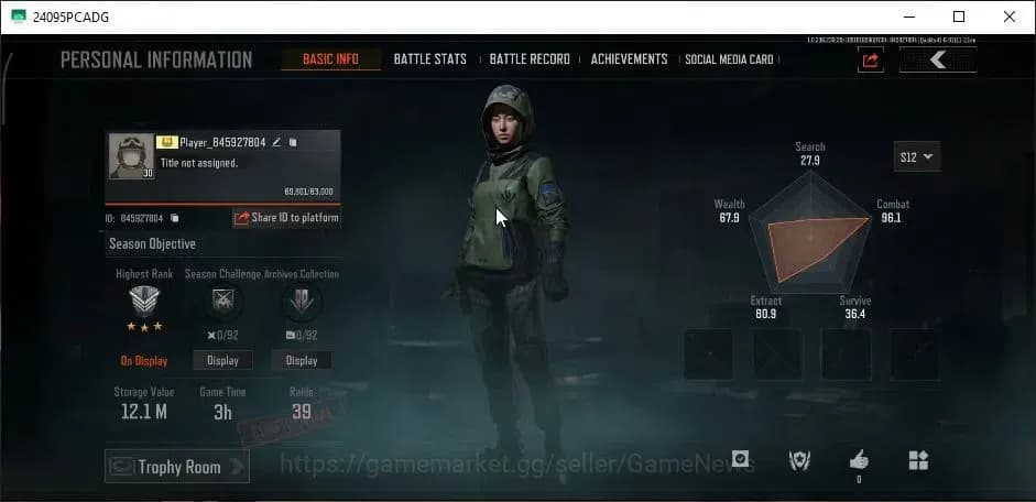 Arena Breakout Accounts MOBILE Lv30|SV 12,1M|CV 9M|Peace Set|QS AKS-74U,GM image 2